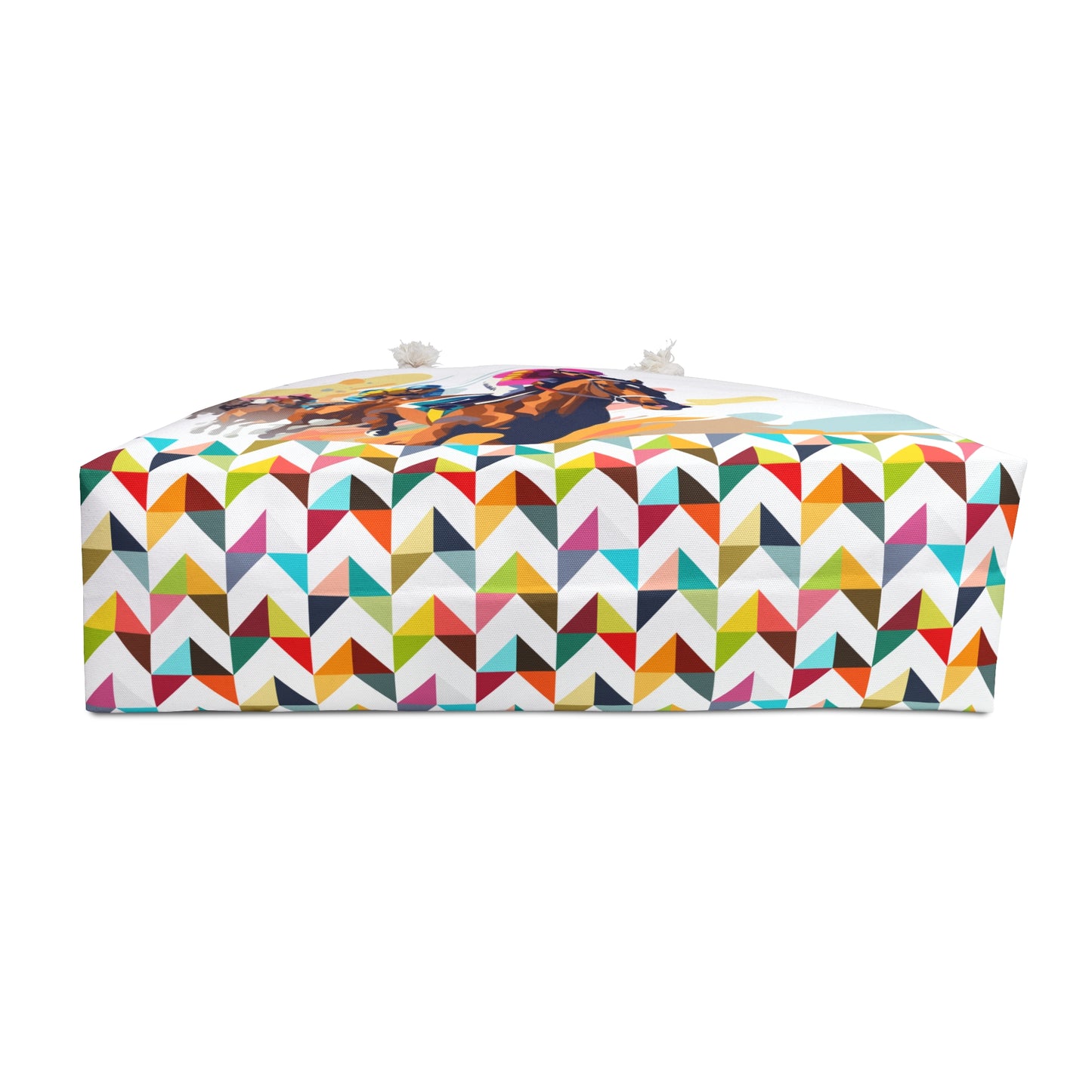 Chevron Jockey Tote