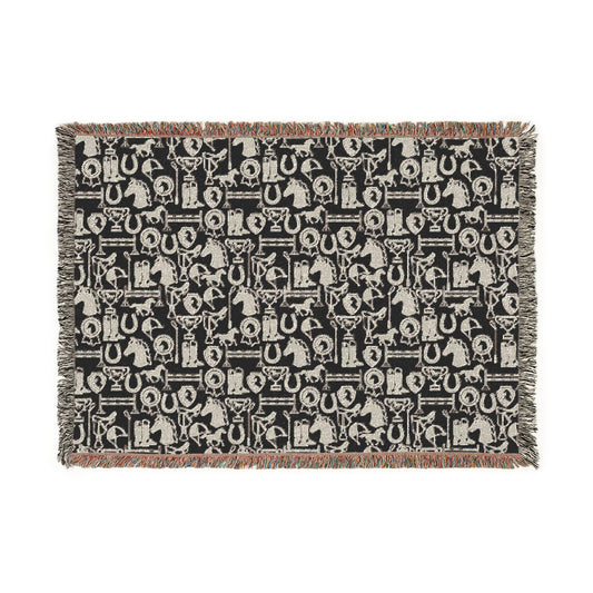 Lucky Kentucky Woven Blanket