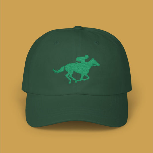 Green Jockey Baseball Cap