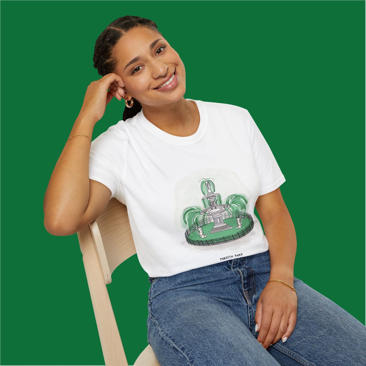 St. Pat's Green Forsyth Fountain T-Shirt