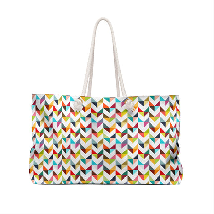 Chevron Jockey Tote