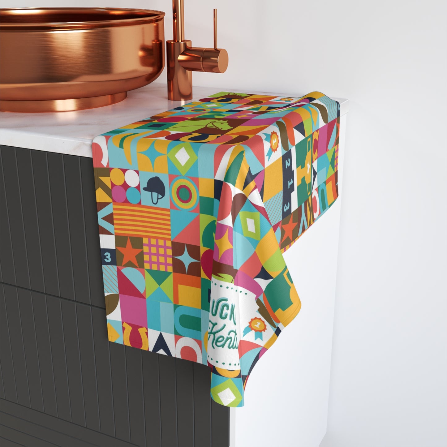 Lucky Kentucky Tea Towel