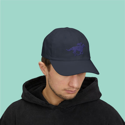 Navy Jockey Baseball Cap
