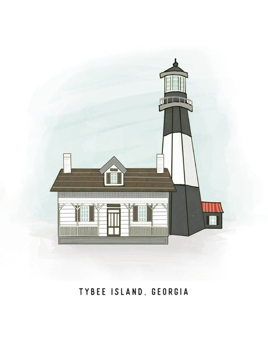 Tybee Island Lighthouse Print