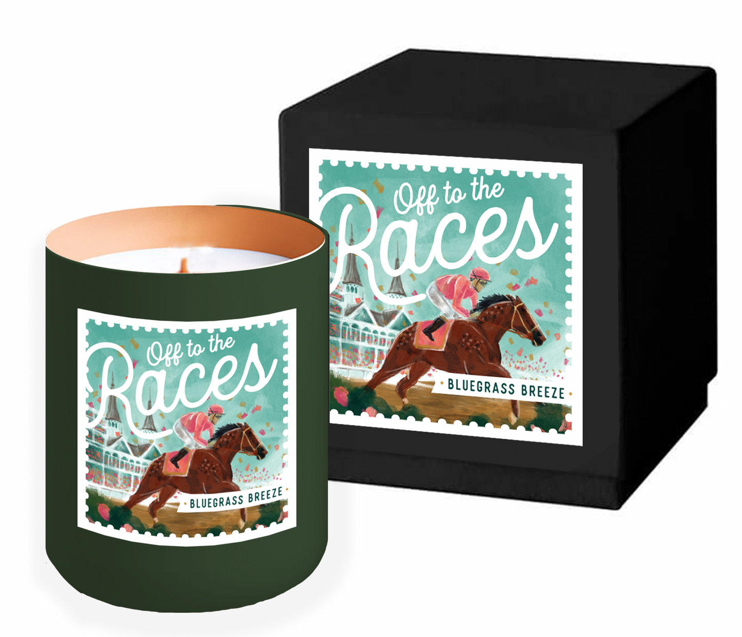 Off To The Races Candle